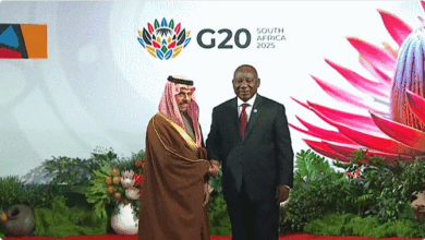 فيصل بن فرحان يصل إلى مقر قمة قادة مجموعة العشرين في جوهانسبرغ لترؤس وفد المملكة 2 0 275