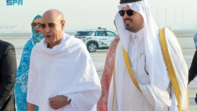 الرئيس الموريتاني يصل جدة في طريقه لأداء العمرة 6 1 190