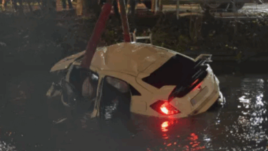 مصرع 3 أشخاص إثر سقوط سيارة في قناة مائية بألمانيا 6 1 281