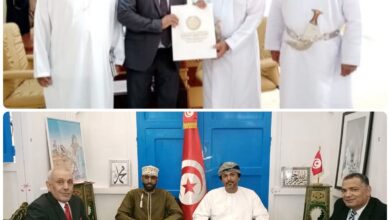 أحمد عكاشة يعزز العلاقات الاقتصادية والثقافية بين تونس وسلطنة عمان 16 1 3911