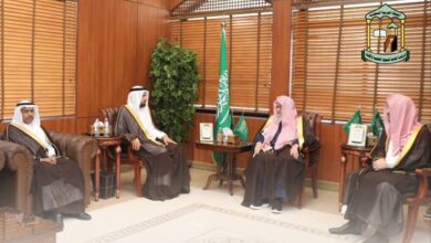 المفتي العام يشيد بخدمات الحج والعمرة خلال استقباله الوزير "الربيعة" 5 1 3920