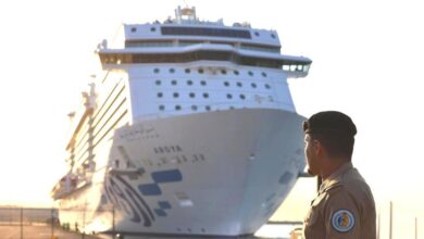 ترحيب سياحي: حرس الحدود يستقبل أولى رحلات سفينة الكروز "أرويا" في ميناء ينبع التجاري 2 1 3946