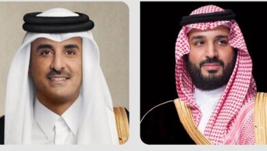 ولي العهد يتلقى رسالة خطية من أمير دولة قطر 4 1 3959