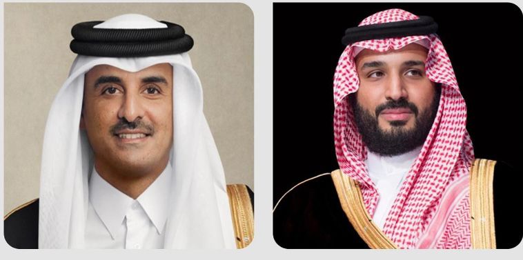 ولي العهد يتلقى رسالة خطية من أمير دولة قطر 1 1 3959