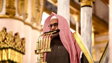 خطيب المسجد النبوي : حافظوا على الأوراد مما في الكتاب والسنة ففيهما الخير العظيم والحصن المتين. 5 1 3977