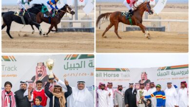انطلاق موسم سباقات الخيل بميدان فروسية الجبيل 1447هـ 3 1 4006