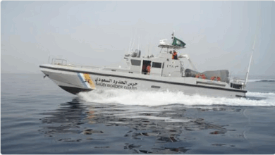 حرس الحدود بجازان يضبط 4 مصريين مخالفين للوائح السلامة والصيد دون تصريح 2 10 112