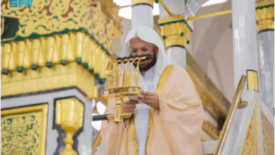 “القاسم” في خطبة الجمعة بالمسجد النبوي: الإيمان بالآخرة أساس الإسلام.. والقبر هو أول محطات البرزخ 5 10 2 8