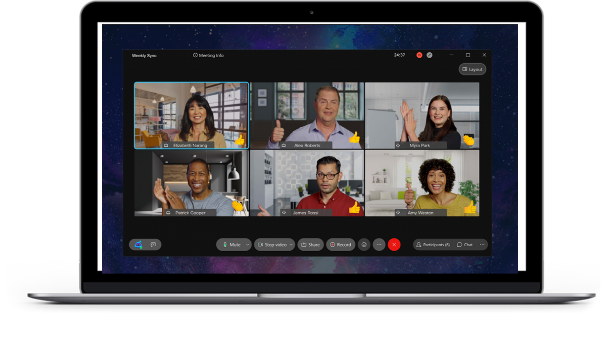 All New Webex Gestures