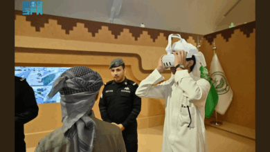 المركز الوطني للعمليات الأمنية يستعرض تجربة حية عبر تقنية الواقع لزوّار معرض "واحة الأمن" 6 33 123