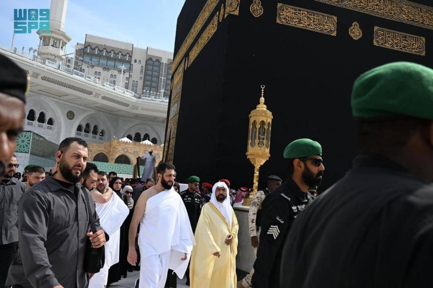 رئيس الجمهورية العربية السورية يؤدي مناسك العمرة 1 4 2164
