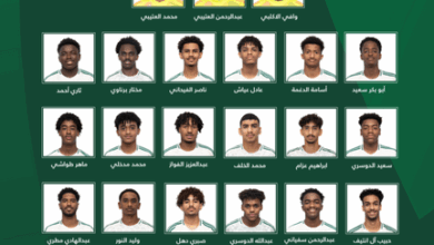 قائمة الأخضر تحت 17 المشاركة في كأس العالم بقطر 6 55 116