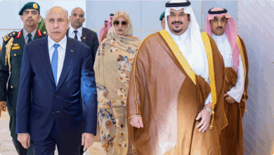 رئيس الجمهورية الإسلامية الموريتانية يغادر الرياض وفي مقدمة مودعيه نائب أمير المنطقة 3 666 109