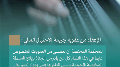 النيابة العامة: الإبلاغ المبكر عن جريمة الاحتيال المالي يفتح باب الإعفاء من العقوبة 2 666 110