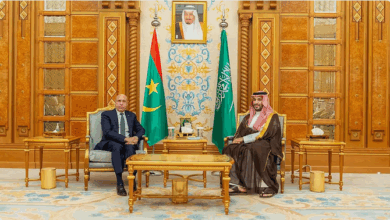 ولي العهد يلتقي رئيس موريتانيا ويستعرضان التعاون بين البلدين 3 7 365