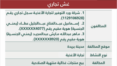 وزارة التجارة تشهر بمنشأة تجارية لبيعها مشروبات غازية فاسدة 2 88 2 10