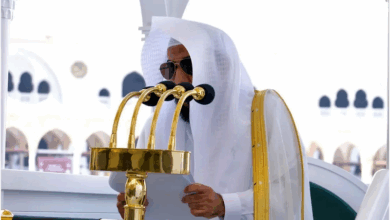 “الجهني” في خطبة الجمعة :الإيمان هبة ربانية وأصل السعادة والسكينة النفسية للمسلم 3 9 3 4