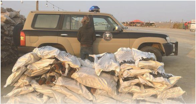 دوريات المجاهدين بالمنطقة الشرقية تضبط مخالفًا من الجنسية البنجلاديشية بحوزته حطب محلي معروض للبيع 1 9 431