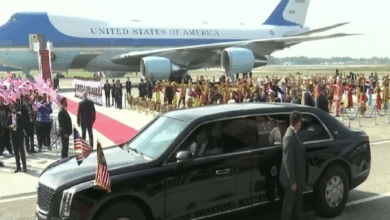 بعد مراسم وداع مميزة.. ترمب يغادر ماليزيا إلى اليابان 3 99 211