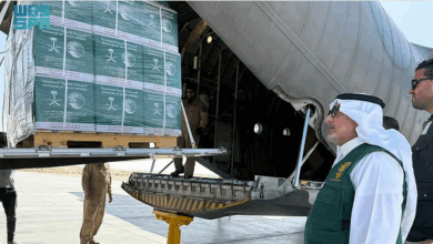 وصول الطائرة الإغاثية السعودية الـ70 لإغاثة غزة 2 999 175