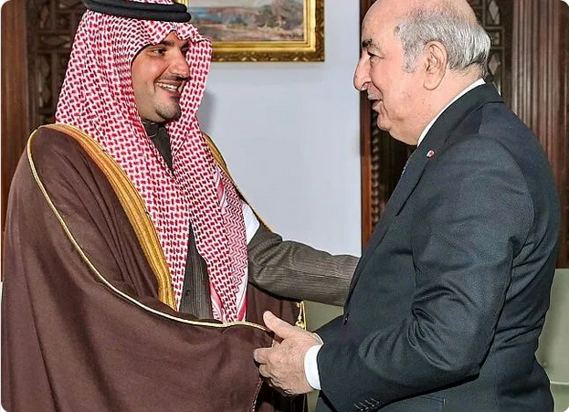 Screenshot 2022 12 26 at 17 59 13 الرئيس الجزائري يستقبل سمو الأمير عبدالعزيز بن سعود بن نايف صحيفة المناطق السعودية