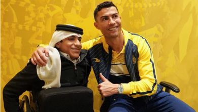 Screenshot 2023 01 07 at 10 44 29 نورتنا يا غانم .. رونالدو يلتقي نجم افتتاح مونديال قطر صحيفة المناطق السعودية
