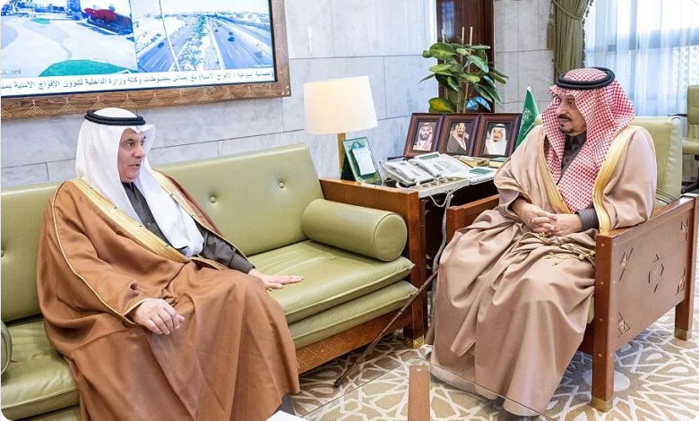 Screenshot 2023 01 18 at 20 19 08 أمير منطقة الرياض يستقبل وزير البيئة والمياه والزراعة صحيفة المناطق السعودية