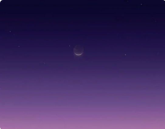 Screenshot 2023 03 23 at 10 25 26 يشاهد بالعين المجردة.. هلال رمضان في اصطفاف سماوي مساء اليوم صحيفة المناطق السعودية