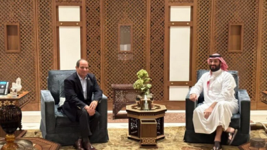 Screenshot 2023 04 03 at 11 39 17 السيسي مغرداً سعدت بلقاء ولي العهد.. وأتطلع لتنمية العلاقات مع المملكة صحيفة المناطق السعودية
