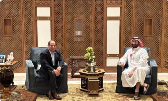 Screenshot 2023 04 03 at 11 39 17 السيسي مغرداً سعدت بلقاء ولي العهد.. وأتطلع لتنمية العلاقات مع المملكة صحيفة المناطق السعودية