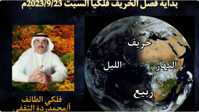 Screenshot 2023 09 22 at 21 33 43 الثقفي اليوم نودّع فصل الصيف والسبت أول أيام فصل الخريف فلكياً