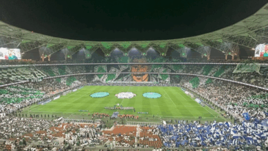 Screenshot 2025 09 19 at 23 03 18 تيفو الأهلي يدشن أولى لوحات دوري روشن أخبار 24